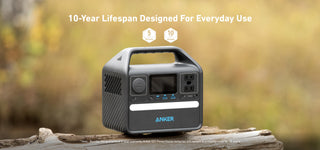Anker 521 – 256Wh LiFePO4 Portable Power Station with 100W Solar Panel