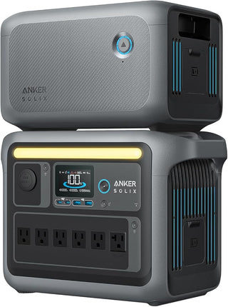 Anker SOLIX C1000 – 2112Wh LiFePO4 Portable Power Station with BP1000 Expansion