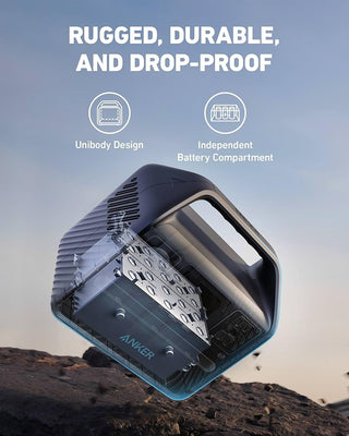 Anker 521 – 256Wh LiFePO4 Portable Power Station with 100W Solar Panel