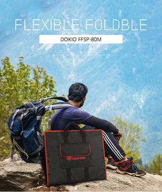 Dokio 18V Foldable Monocrystalline Solar Panel