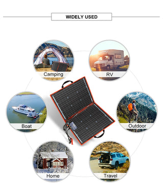 Dokio 18V Foldable Monocrystalline Solar Panel