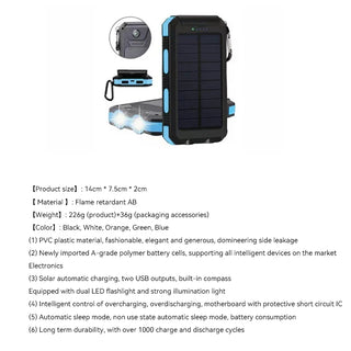 SolarVault 20000mAh Outdoor Power Bank