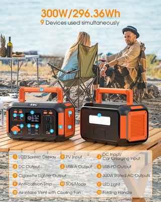 EBL Lithium Power Station 300 (600W Peak)