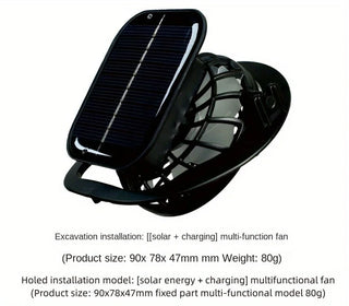 SolarBreeze Outdoor Fan Cap