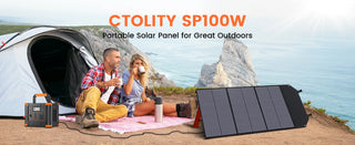 CTOLITY SP100 100W Foldable Solar Panel Kit