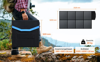 CTOLITY 400W Solar Panel for RV & Outdoor Use