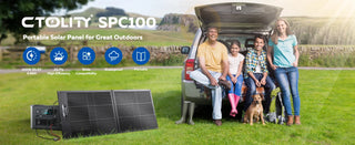 CTOLITY SPC100 Portable Solar Panel for RV & Off-Grid