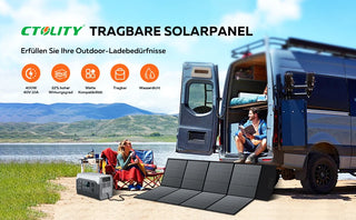 CTOLITY 400W Solar Panel for RV & Outdoor Use