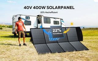 CTOLITY 400W Solar Panel for RV & Outdoor Use
