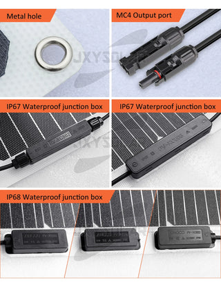 Jinxysolar 500W Flexible Monocrystalline Solar Panel