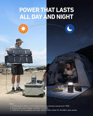 Anker SOLIX C300 300W Portable Power Station