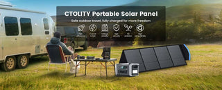 CTOLITY CAKOSIMO 400W Foldable Solar Panel