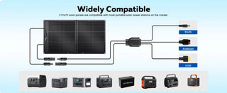 CTOLITY SPC100 Portable Solar Panel for RV & Off-Grid