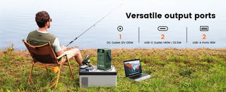 CTOLITY AP200L 192Wh Portable Power Station + 100W Solar Panel Kit