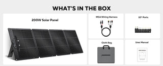 CTOLITY 200W Flexible Foldable Solar Panel