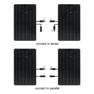 Foxsur 12V Portable Flexible Solar Panel