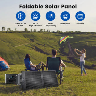 CTOLITY SPC100 Portable Solar Panel for RV & Off-Grid