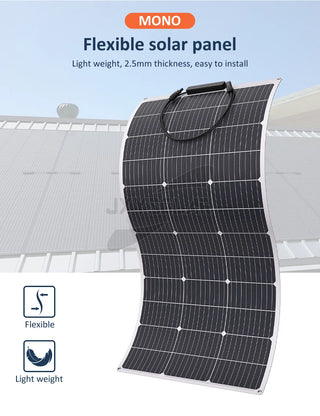 Jinxysolar 500W Flexible Monocrystalline Solar Panel