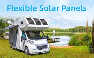 Foxsur 12V Portable Flexible Solar Panel