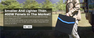 CTOLITY CAKOSIMO 400W Foldable Solar Panel