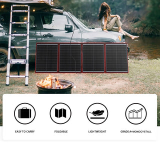 Dokio 18V Foldable Monocrystalline Solar Panel