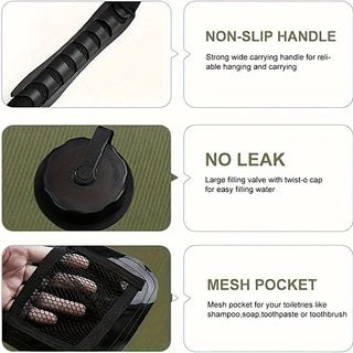 SolarRinse 20L Foldable Shower