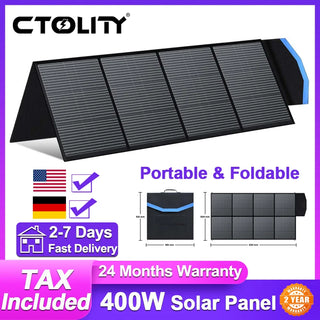 CTOLITY CAKOSIMO 400W Foldable Solar Panel