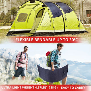 Foxsur 12V Portable Flexible Solar Panel