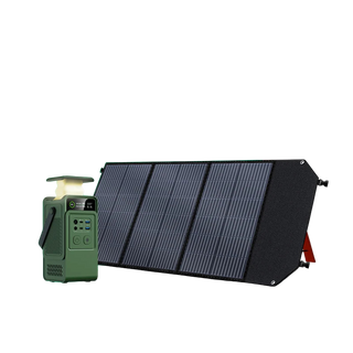CTOLITY AP200L 192Wh Portable Power Station + 100W Solar Panel Kit