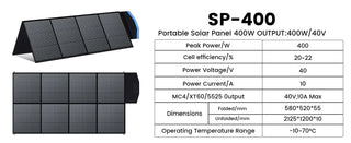 CTOLITY CAKOSIMO 400W Foldable Solar Panel