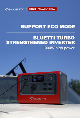 Bluetti EB70+PV120 Outdoor Solar Station