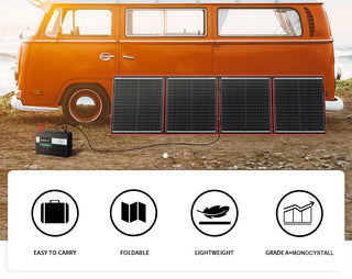 Dokio 18V Foldable Monocrystalline Solar Panel