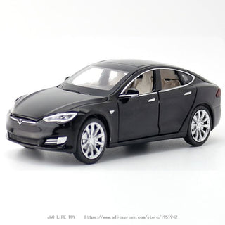 Tesla Model S Pull Back Toy Car