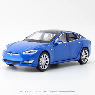 Tesla Model S Pull Back Toy Car