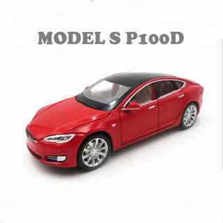 Tesla Model S Pull Back Toy Car