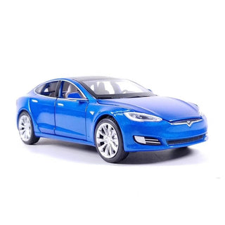 Tesla Model S Pull Back Toy Car