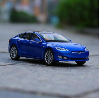 Tesla Model S Pull Back Toy Car